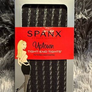 SPANX Striped Body-Shaping Tights